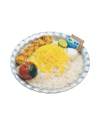 چلو جوجه کباب تک‌سیخ